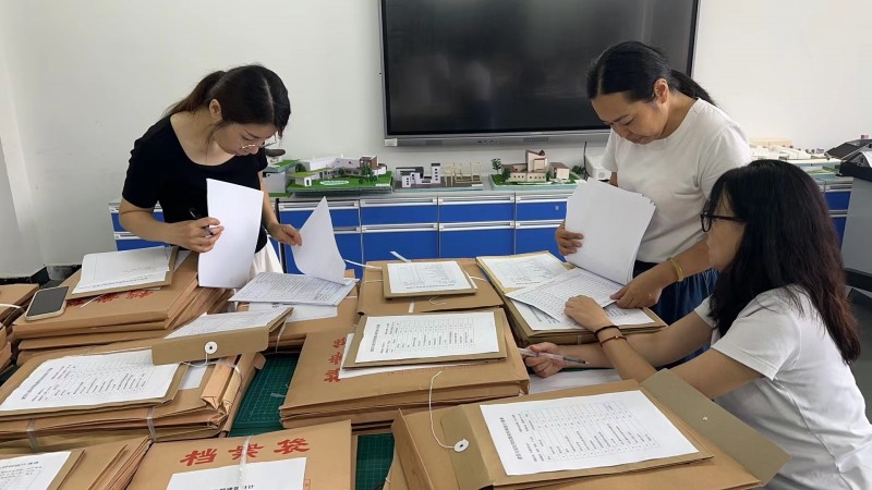 2、建筑与规划学院开展2023年春季学期期末教学文件专项检查工作  (1)